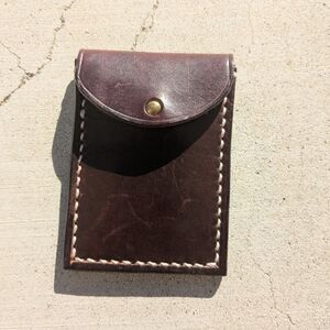 Brown Leather Card Holder